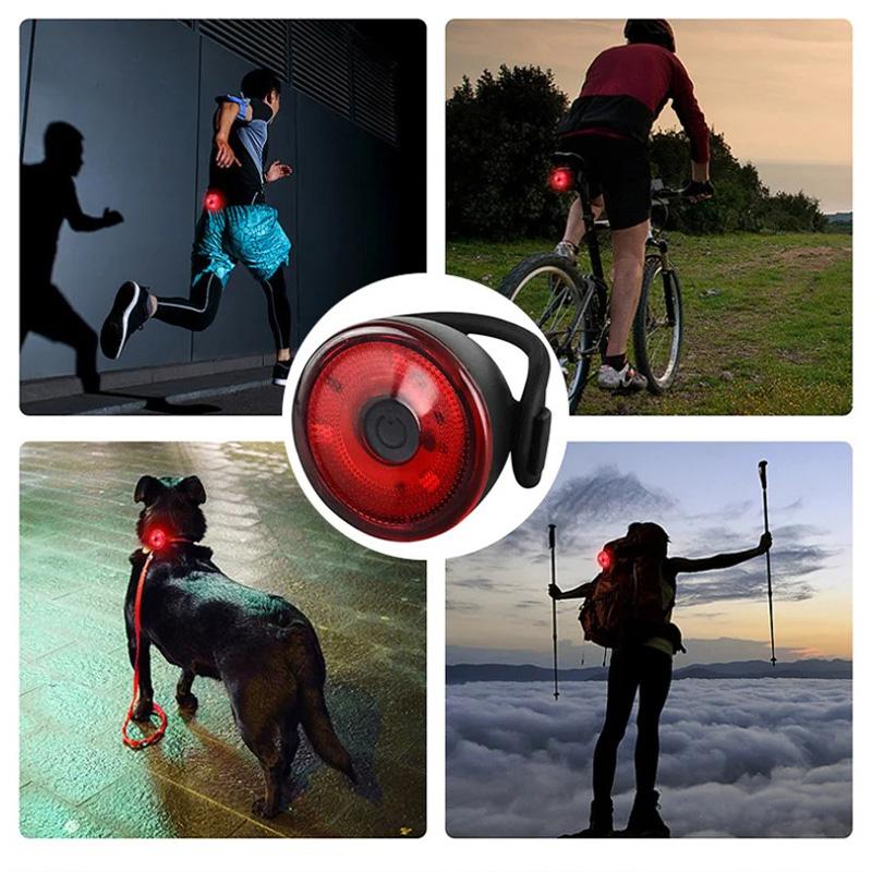 MINI Bicycle Light Bright Bicycle Tail Lamp Portable Cycling Taillight LED Lamp Beads Bike Front Rear Light Cycling Equipment