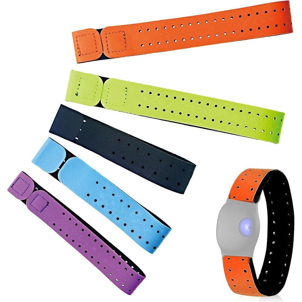 Nuova Fascia da Braccio Regolabile Universale Monocolore Cinturino per Monitor della Frequenza Cardiaca Fascia Elastica da Braccio