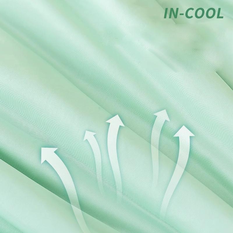 Washed Air Condition Blanket For Bedding Soft Skin-Friendly Silky Quilted Quilt Breathable Summer Cooling Comforter Queen King