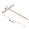 Lot de 2 râteaux en bois en forme de T pour pâte à crêpes et crêpes