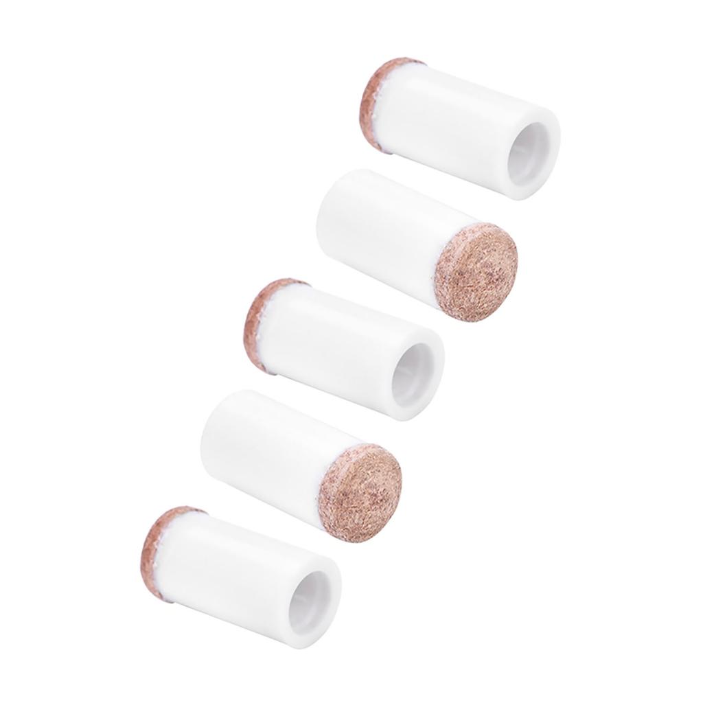 10pcs Billiards Snooker Pool Cue Pole Tip Replacement Parts Tackle Accessory (11mm)