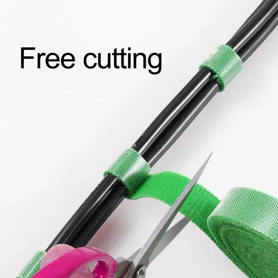 1 rolka zielonych pasków do roślin Ekologiczna dwustronna taśma ogrodowa wielokrotnego użytku Trwały pasek podtrzymujący do roślin pnących