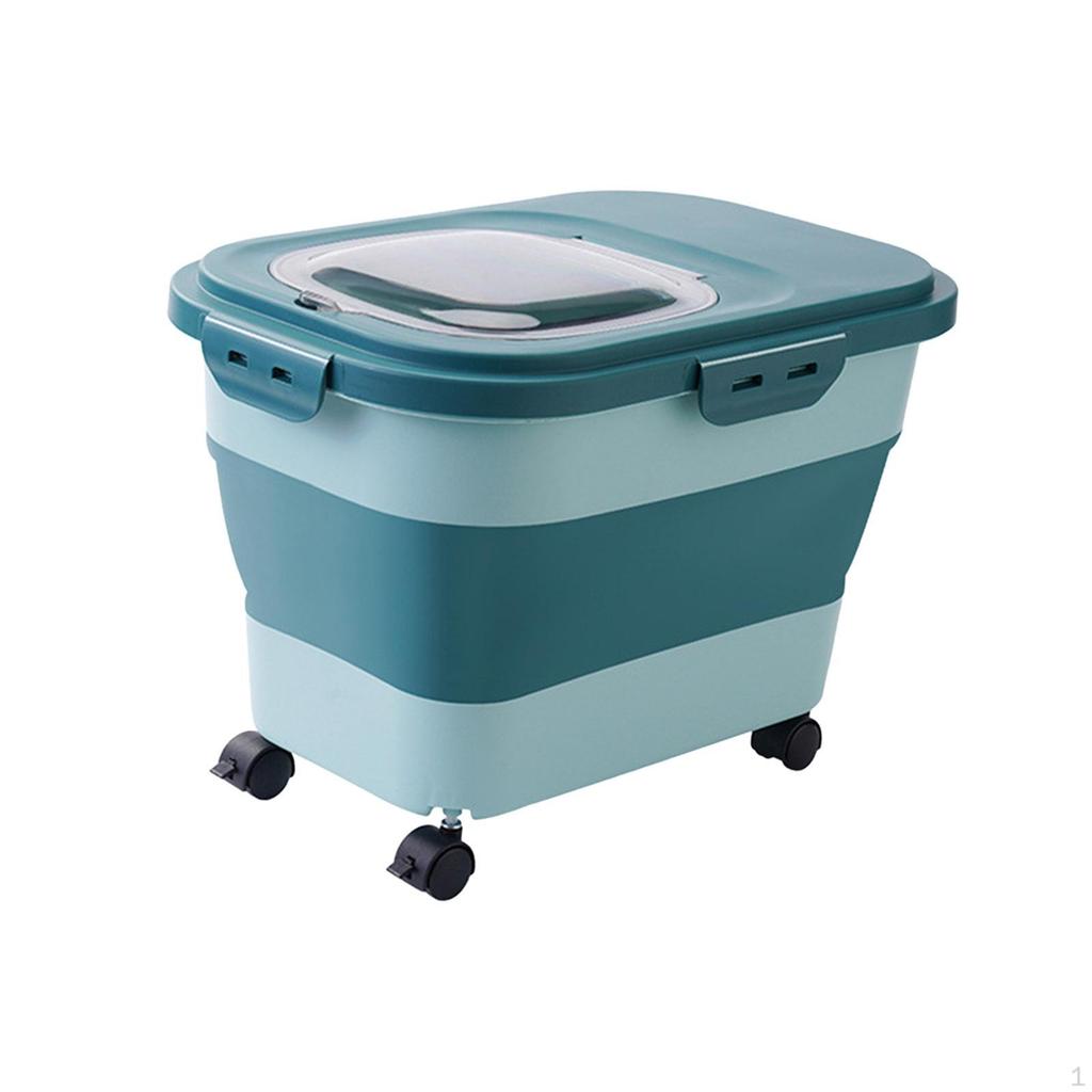 Cat Food Storage Container Box Organizer Large Leakproof Grains Rice