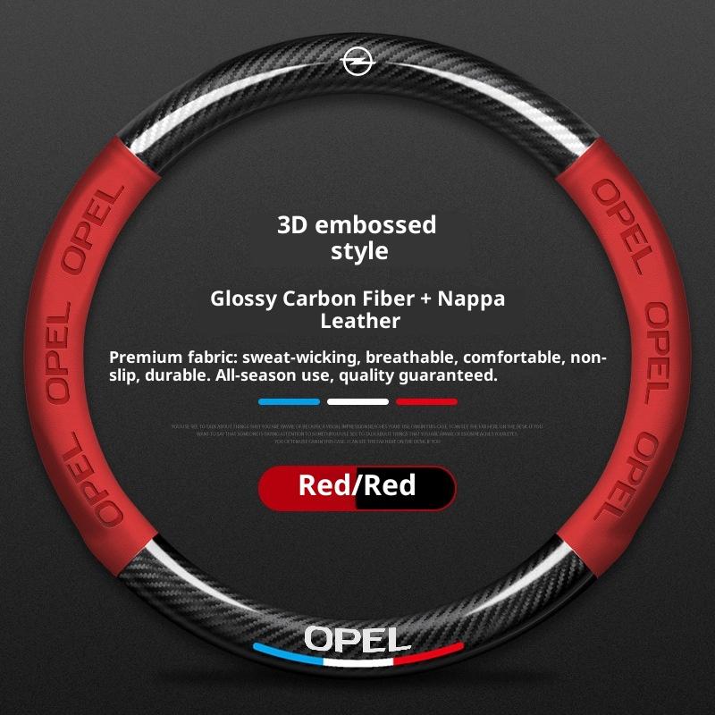 Auto Lenkradbezug Für Opel OPCline Astra Corsa Grandland Insignia Mokka Vectra GTC Tigra Vivaro Zafira Auto Zubehör