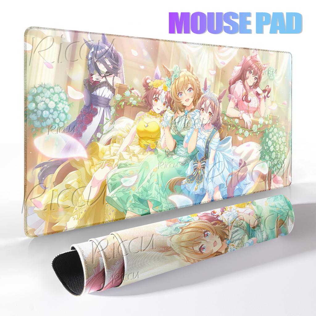 Pretty Girl Anime Game Mouse Pads Umamusume Desk Mats Large Extended Anti-slip Pads Gaming Accessories Computer Keyboard Carpets
