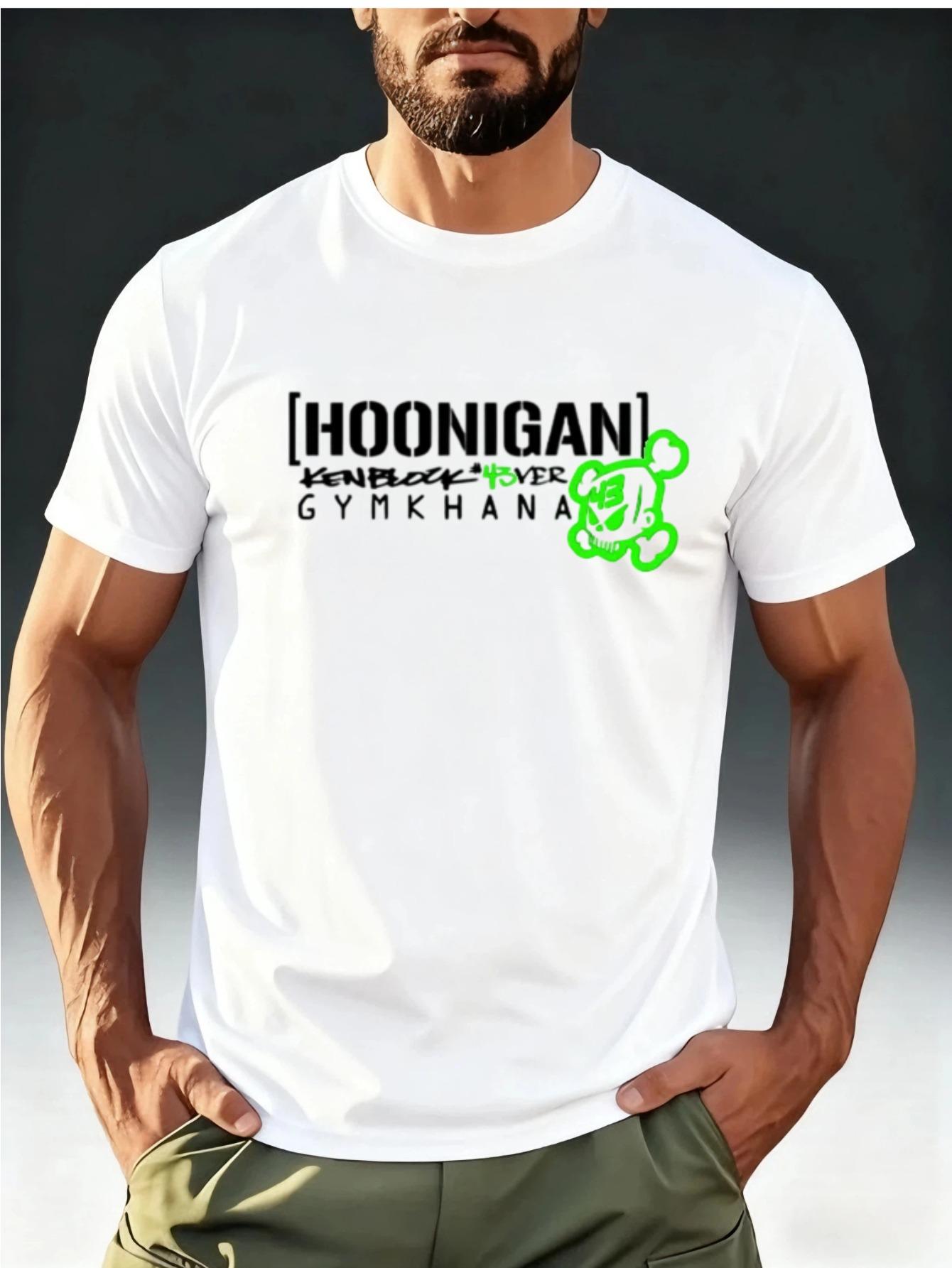 Men s Drift Hardcore Style T-Shirt  HOONIGAN KEN BLOCK  Print M