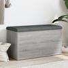 Storage Bench In Grey Sonoma 82 X 42 X 45 Cm Particleboard