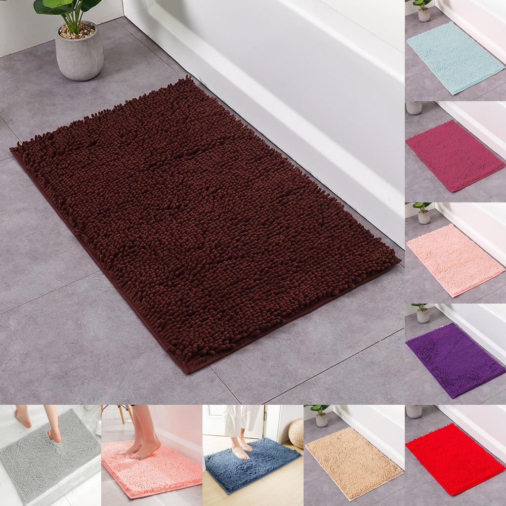 Koupelnová chenilová předložka Koberec Psí rohožky Absorpční Protiskluzové Koupelnové předložky Sprcha