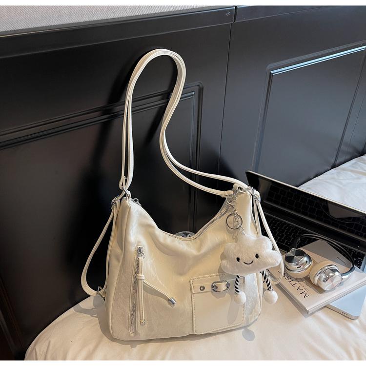 Fashion Large-capacity Underarm Bag Women's 2025 New Design Sense Niche Backpack Casual Multi-purpose Shoulder Bag Tide