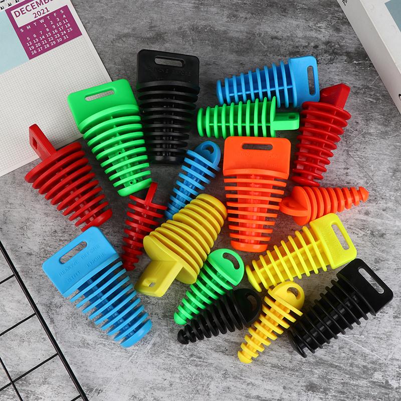 1Pc Universal Motorcycle Exhaust Pipe Tailpipe Air-bleeder Plug Exhaust Silencer Wash Plug Pipe Protector Motorcycle Accessories