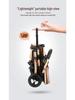 Convertible Lightweight Baby Stroller: Reclining, Foldable, High Landscape, Shock-Absorbing, Two-Way Use for Newborns