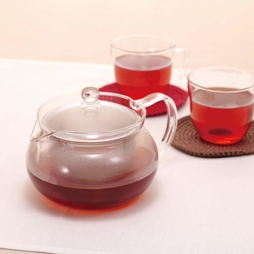 HARIO Chacha Teapot, Round, 700ml Capacity, Heat-Resistant Glass, Perfect Gift, CHJMN-70T