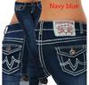 Women Fashion Denim Jeans Long Pants Trousers