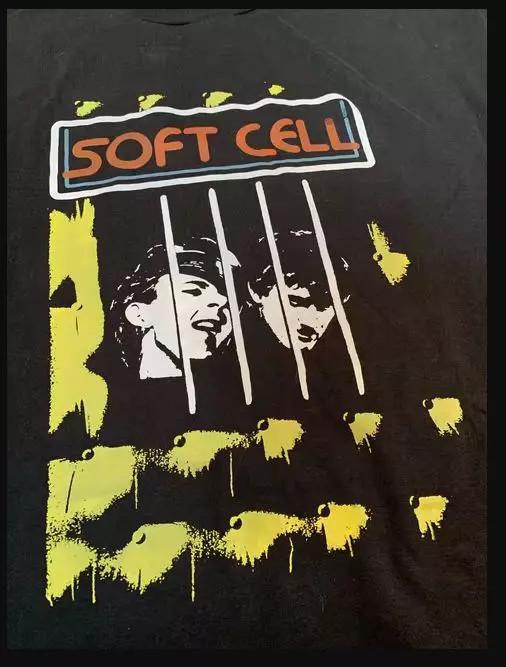 

Soft Cell Band Vtg Short Sleeve Tee Unise Unisex Shirt Cotton Gift Tee BT231 Unisex T-Shirt XL
