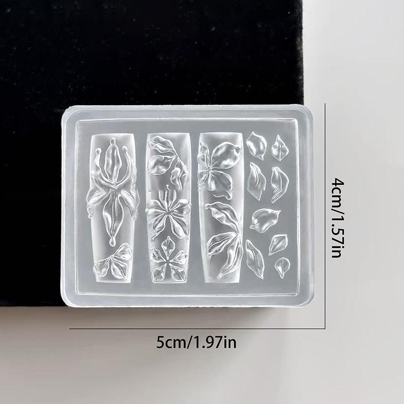 

1 шт. Цветок лилии Ракушка Морская раковина Коралл Морская звезда 3D Акриловая форма для ногтей Украшения для ногтей Сделай сам Силиконовая форма для маникюра Форма для нейл-арта A