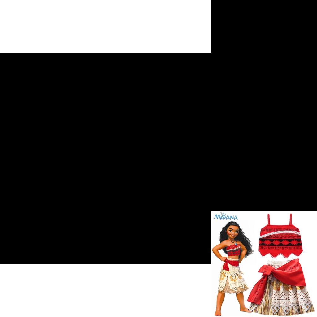 Kids Moana Princess Dress For Halloween Xmas Party Gift
