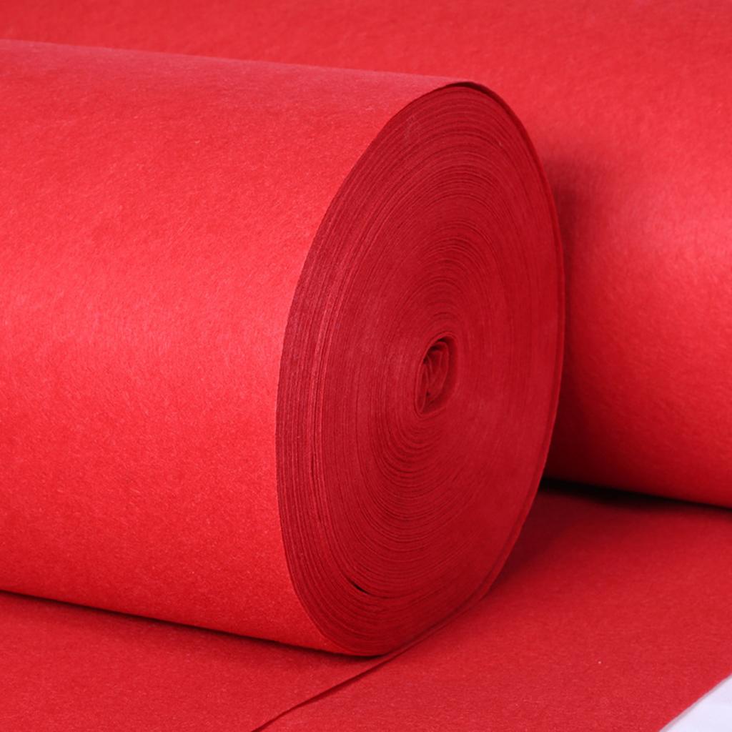 Red Carpet Runner Red Aisle Runner Portable 1.2 Meter Wide Wedding Carpet for Indoor Outdoor Banquet Hallway Decorations