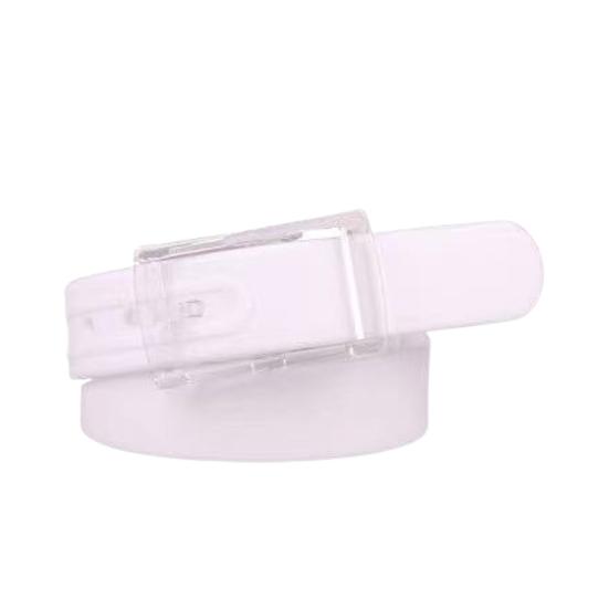Waist Belt Adjustable Perfume Smell No Metal Prepunched Pin Buckle Everyday Wear Candy Color Women Men Silicone Waistband for Daily Life