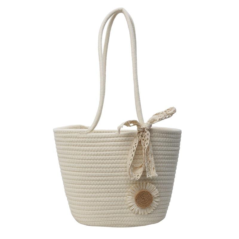 Large Capacity Hand-woven Bag for Women Early Spring New Tote Bag for Women Ins Beach Vacation Bag for Women