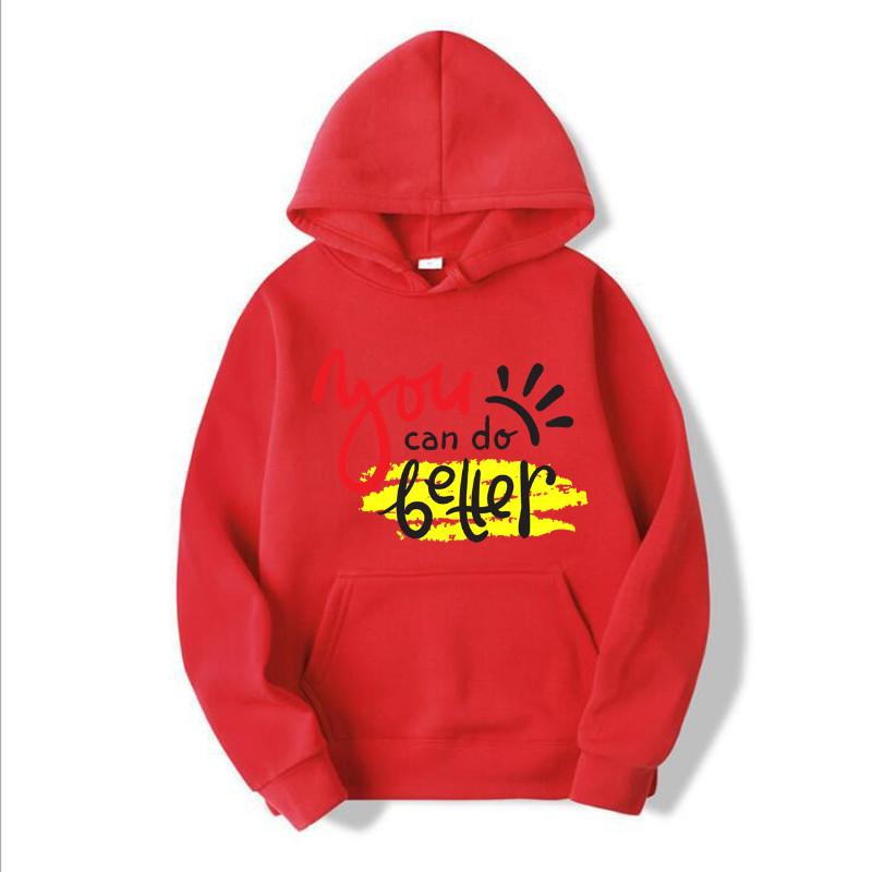 You Can Do Better Printed Fun Men's Retro Loose Sweatshirt Casual Fashion Personality Men's Hoodie