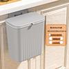 2024 Large Capacity Wall-Mounted Bathroom Trash Can with Flip and Sliding Lid