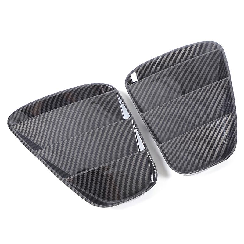 For Fiat Abarth 500 595 695 2016-2024 ABS Carbon Fiber Car Rear Tail Light Decorative Panel Cover Car Accessories