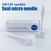 Disposable Skin Puncture Needle, Stamp Style Scalp Stamp, Rolling Needle Micro Needle Machine, 100/140 Needles Adjustable