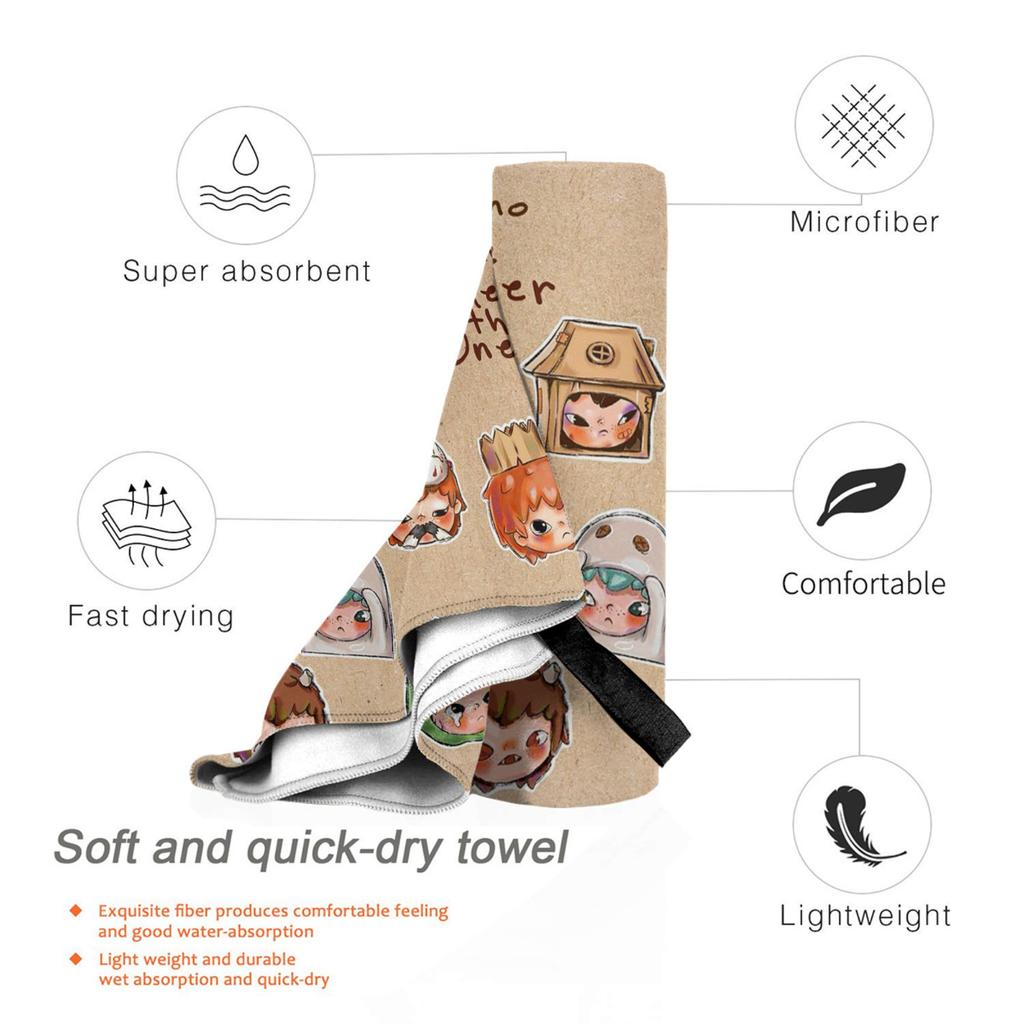 Hirono Seeing Beach Towel Soft Microfiber Quick Dry Absorbent Quick Towels For Pool