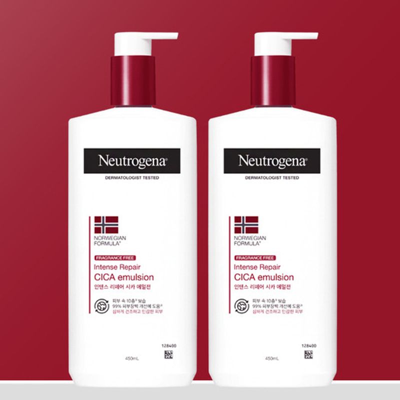 Neutrogena Intense Repair Cica Эмульсия (Без запаха) 450млx2 Neutrogena Cica Emulsion (Unscented) 450mlx2