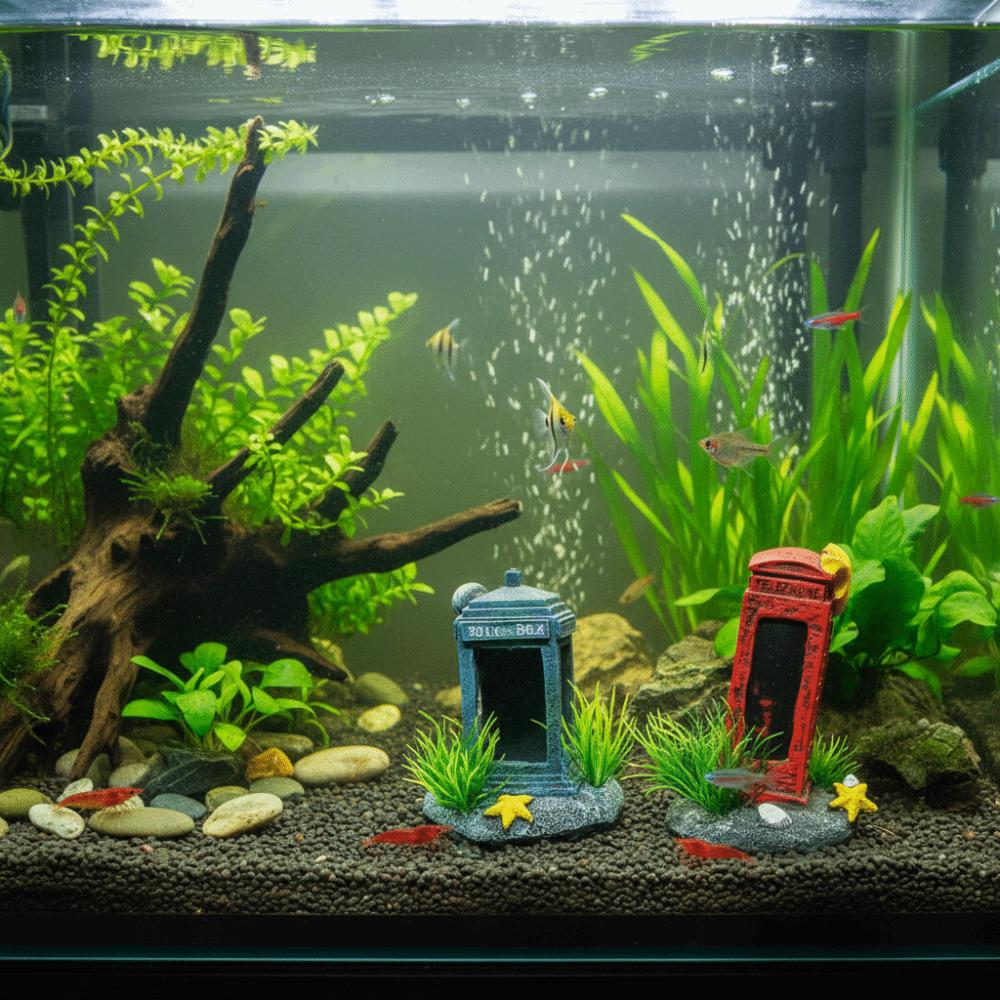 Simulation Fish Tank Decoration Resin Natural Look Aquarium Landscaping Artificial Retro Aquarium Ornament Aquarium Setup