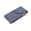 7.2 inch Phone Case Holster for Huawei Mate 40 Lite/Mate 20 X/Xiaomi Mi Max,Jeans Cloth Texture Belt Clip Leather Bag with Card Slot