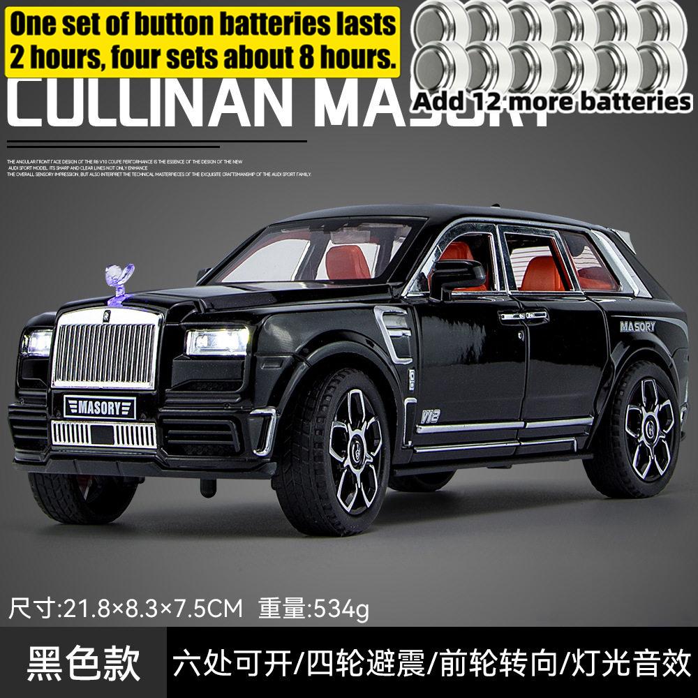 1:24 Rolls Royce Cullinan Mansory Off Road SUV Alloy Metal Diecast Model Car Home Trendy Desktop Display Ornament Birthday Gifts