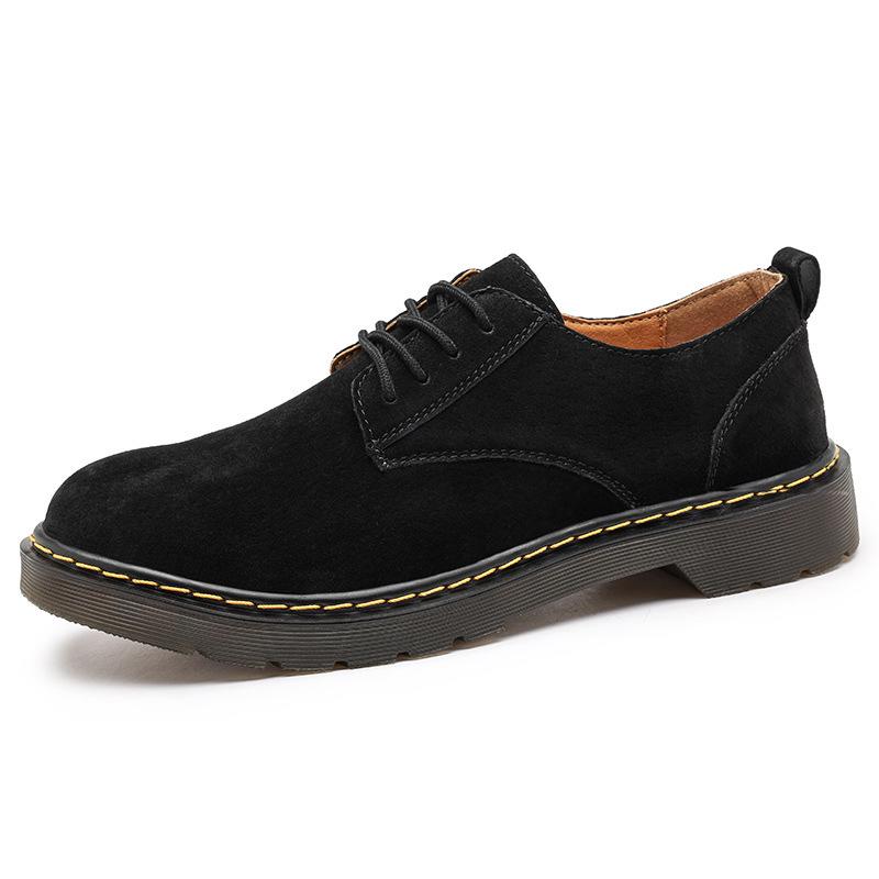 Plus Size Men s Genuine Leather Low-Top Workwear Martin Boots 38