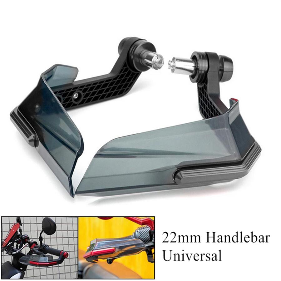 Paar ABS Motorrad Handprotektoren Motor Aluminium Winddicht Sanddicht 22mm