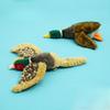 Plush Duck Sound Toy Stuffed Squeaky Animal Squeak Dog Toy Cleaning Tooth Dog Chew Toys Pet Dog Accessories Toys