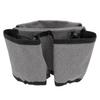 Luggage Handle Storage Bag Travel Cup Holder Grey Durable Fabric Multiple Compartments Easy Attachment Suitable for All Suitcase Handle