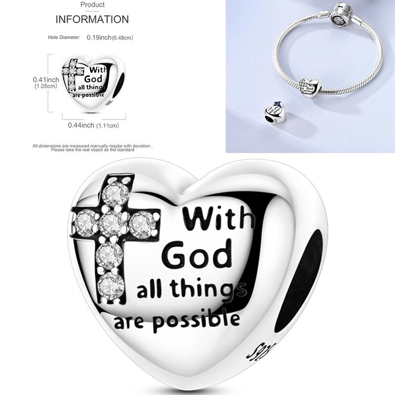 Inlaid Zirconium Sun 925 Silver Travel Balloon Butterfly Love Family Sister Heart Charm Fits Women Jewelry