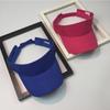 Korean Women's Quick-Dry Sports Visor: Solid Color, Sun Protection for Summer