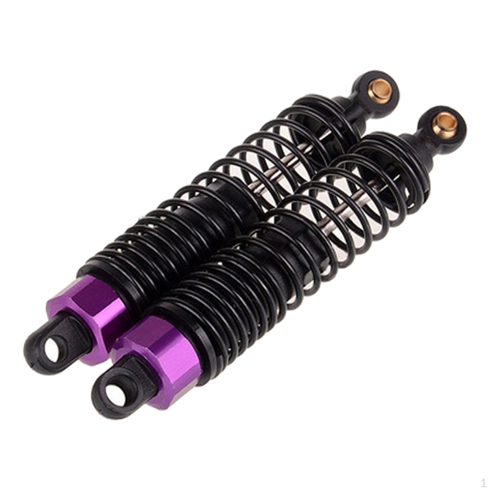 

1Pairs RC Car Shock Absorber Spare for HSP 94155 94166 Parts Replacement DIY фіолетовий