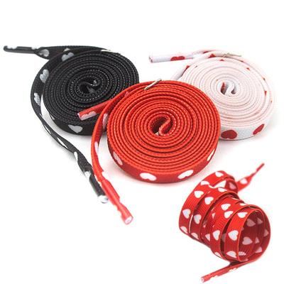 Shoestrings Canvas Shoe for  Adult Flat  Laces High Conver Love Heart Shoelaces Sneakers Shoelace