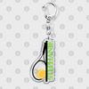 Hobby Sports Lover Tennis Ball Keychains for Accessories Bag I Love Bike Car Keyrings Jewelry Friends Father Boyfriends Gifts