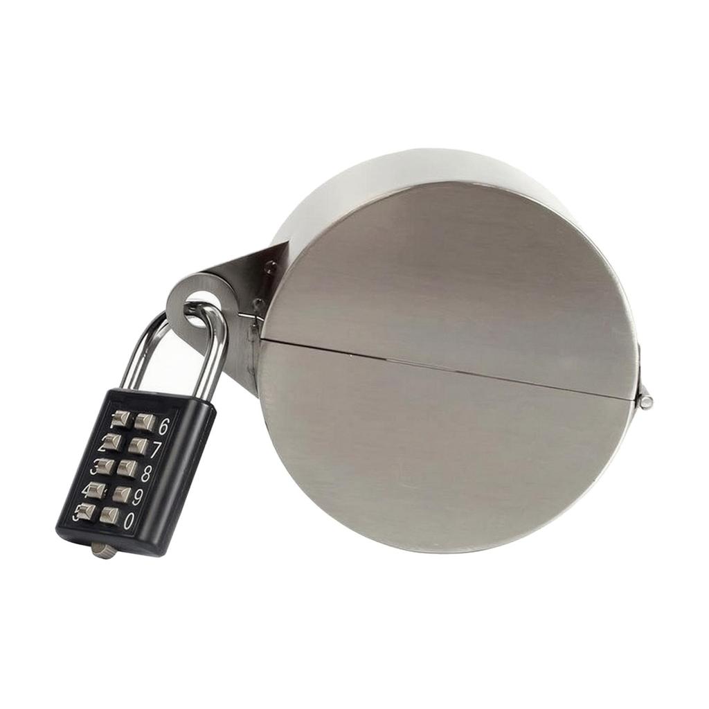 Hinged Outdoor Spigot Lock Cover Easy to Install Tool Installation for Property