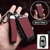Zinc Alloy Leather Car Key Fob Case For Bmw 1 3 5 7 Series 530I X1 X3 X4 X5 F10 F15 F16 F20 F30 F18 F25 M3 M4 E34 Auto Parts