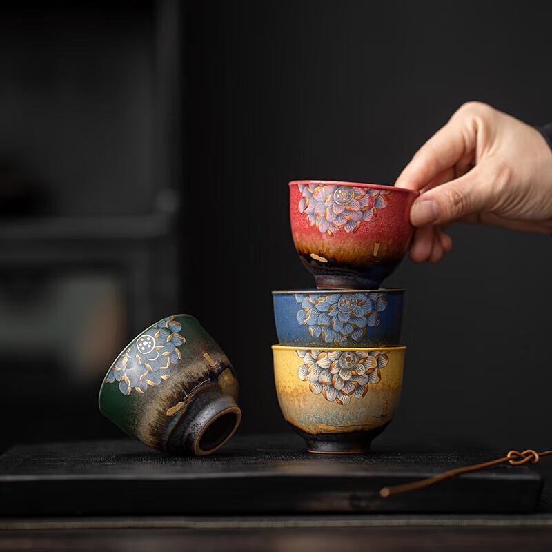 Su's Ceramic Dunhuang Lotus Master Tea Cup