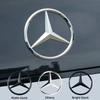 9cm ABS Car Rear Decal Trunk Emblem Sticker For Mercedes Benz S320 W164 W203 W204 W168 C180 E320 A200 CLA CLK CLS ML A11