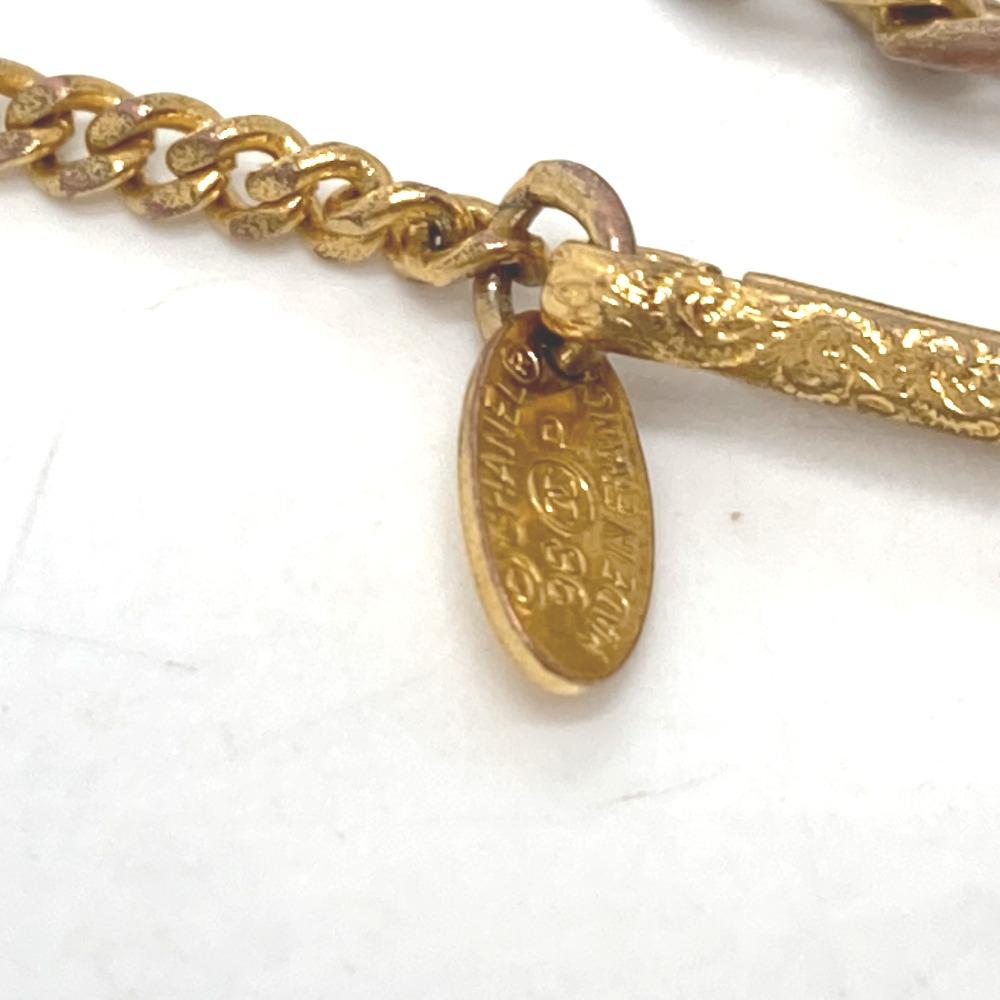 CHANEL 98P CC Mark Soccer Accessories Bracelet Metal Gold