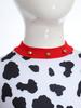 Kids Unisex Dalmatian Costume Long Sleeve Bodysuit 3D Tail Puppy Jumpsuit Halloween Party Wear