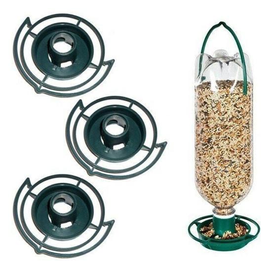 Brusflaske Hengende Fugler Matebrett Plastflaske Wildbird Frø Materbase for utendørs hagebalkong