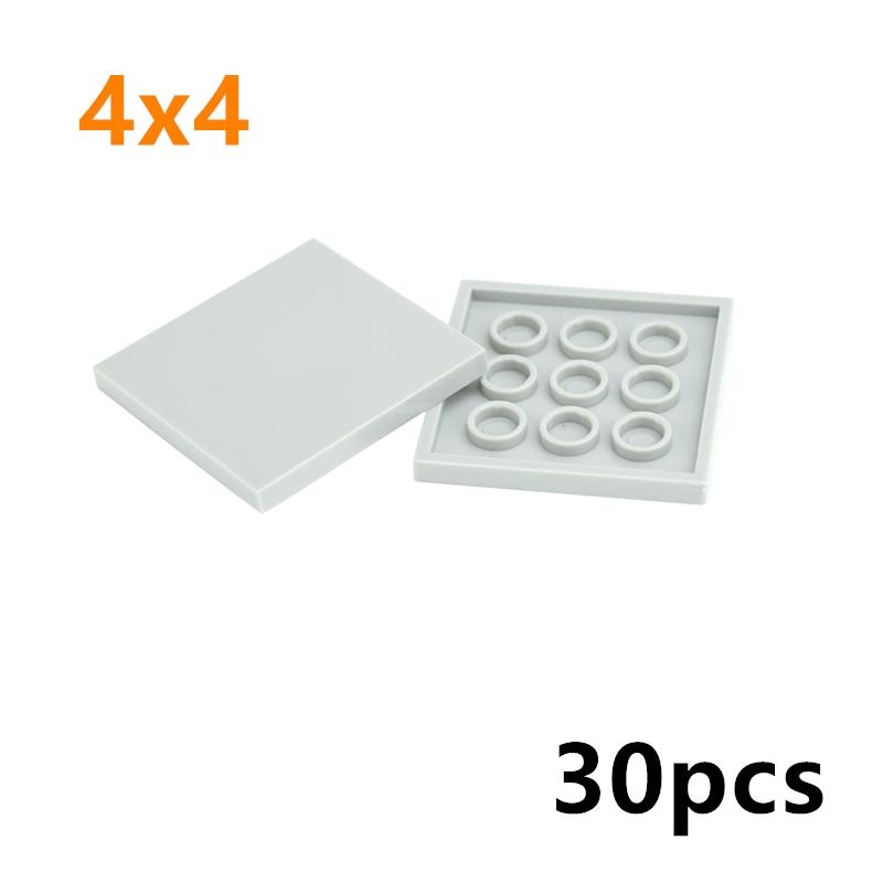 DIY Smooth Flat 4x4 6x6 8x8 8x16 Tile Building Blocks Assembles Particles Light Board Bricks 4*4 6*6 8*8 8*16 Plate Creative Toy