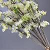 100cm Artificial Flowers Branch Decorative Long Stem Artificial Green Plant Silk Flowers Faux Fake Tree Branch